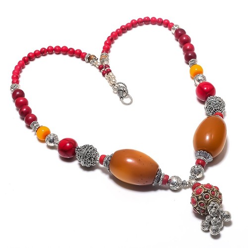 Collier pierre précieuse onyx
