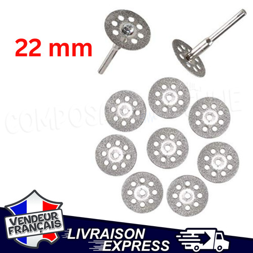 Disque diamant 22mm dremel - disque,