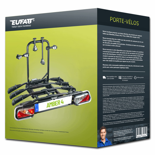 Porte vélo eufab - eufab, amber