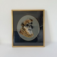 Vintage Original sketch drawing Jack Russell Terrier dog Beryl Ross Sally 1980s