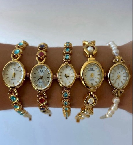 Vintage dainty gold women - vintage,