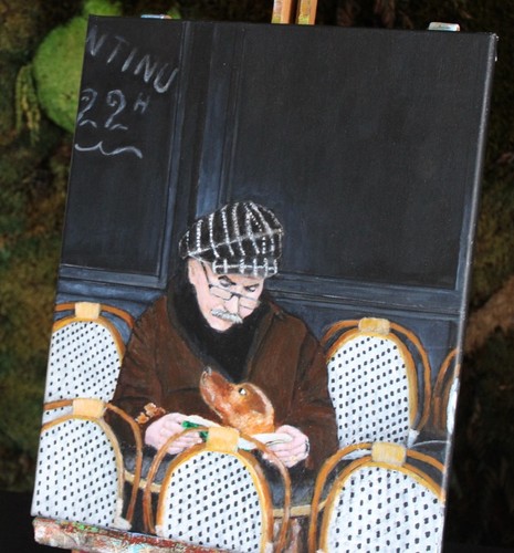 Peinture sur toile signée