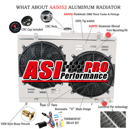 Row radiateur shroud fan - 3,