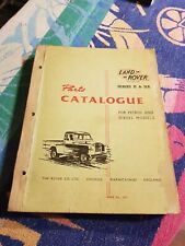 Original 1961 Land Rover Series II IIA Factory Spare Parts Catalogue VGC 88 109