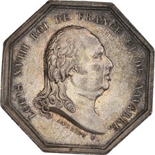 France, Jeton, Louis XVIII