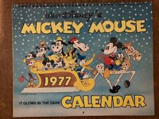 Calendrier MICKEY  MOUSE 1977 Walt Disney's XXL