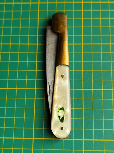 Couteau pliant ancien - couteau,