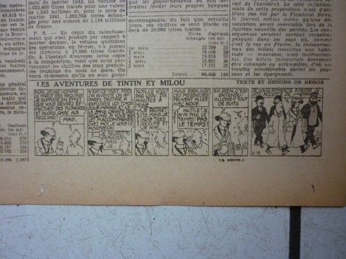 Tintin journal soir - tintin, /