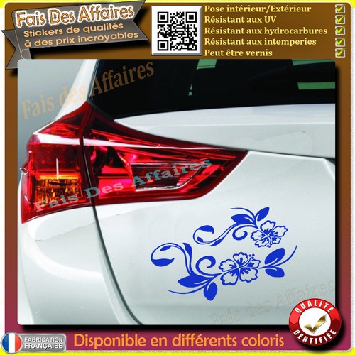 Stickers autocollant fleur - stickers,