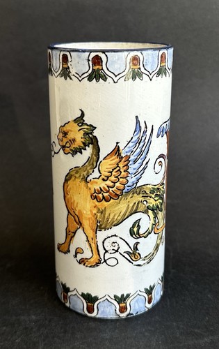 Ancien vase rouleau porcelaine