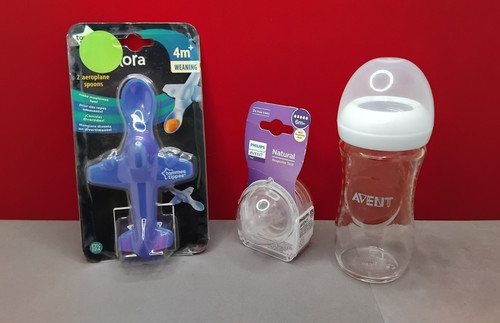 Lot neuf biberon verre - neuf:,
