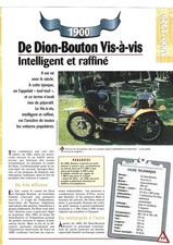 DOCUMENT : DE DION BOUTON