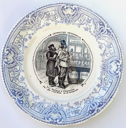 Assiette sarreguemines - assiette,