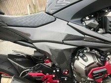 CACHES SOUS SELLE KAWASAKI Z800 Z800E 100% CARBONE BRILLANT