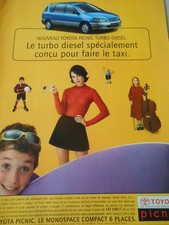 Advertising 1998 New Toyota Picnic Turbo Diesel 