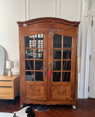 1880 antique armoire with - 1880's,