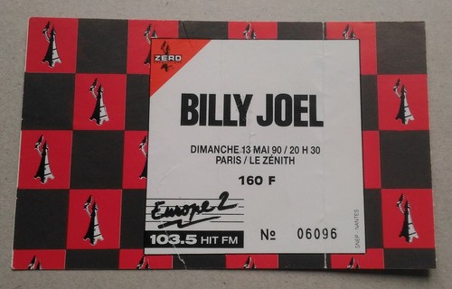 Ticket billet used stub place - ticket,