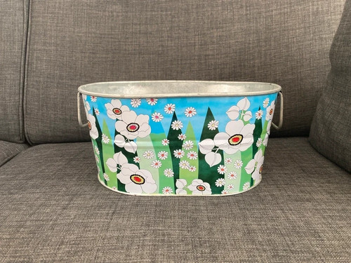 Jardinière bassine fleurs
