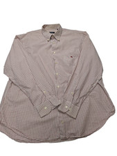 Chemise Burberry rouge à carreaux taille XL #313m