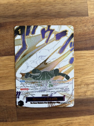Carte one piece ground death - one,