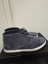 Lacoste Arona 7 SRM grau Grey Shoes Ankle Boots Men's Suede Leather Size 7.5 