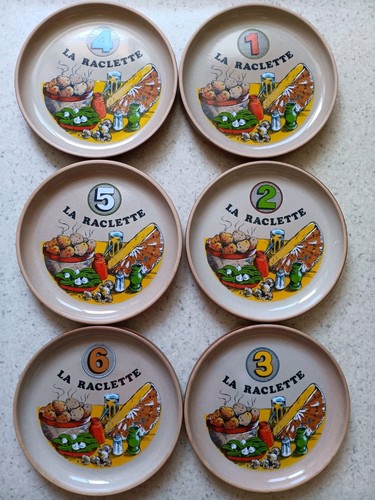 Gien france lot assiettes - de, 6