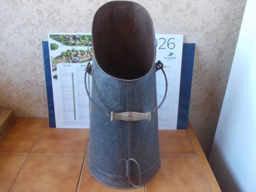 Ancien seau charbon - seau,