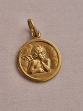 Médaille En Or 18 Cts, Ange