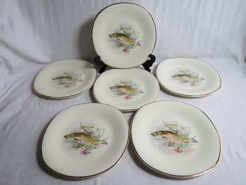 Assiettes poisson - assiettes,