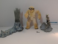 Star Wars 2003 Luke And Wampa Kit Figurines Hasbro