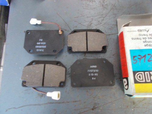 Plaquettes frein avant - frein,