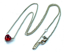 PANDORA Sterling Silver Sparkling Halo Heart Collier Necklace