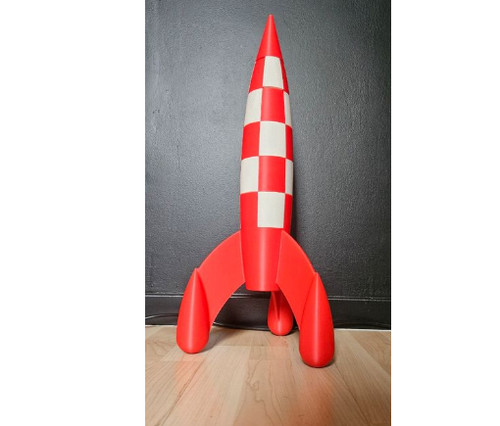 Fusée tintin 56cm haut - fusée,