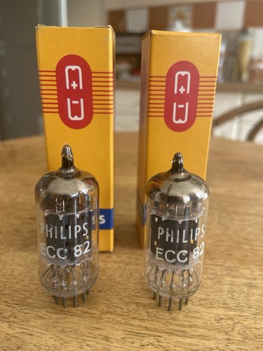 Tubes ecc82 philips paire - ecc82,