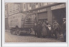 GUEBWILLER: Jewish Shop Photo Card (with Transport Truck) BLOCH (J