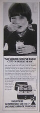 1979 SEB AUTOMATIC YOGURT MAKER PRESS ADVERTISEMENT - ADVERTISING