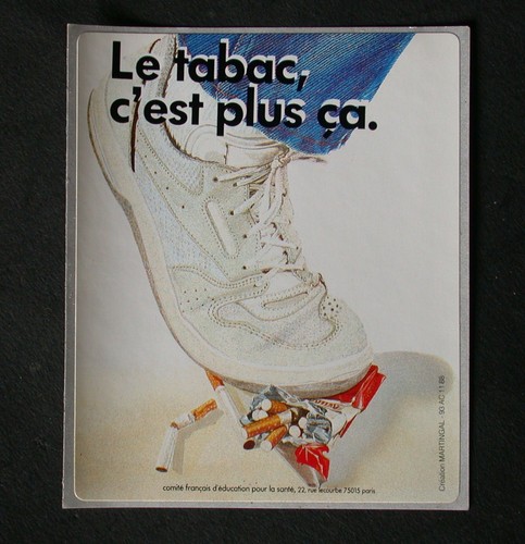 Tabac autocollant campagne - tabac,