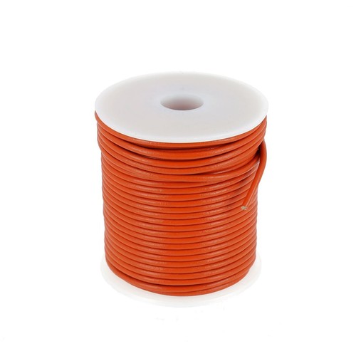 Lacet cuir rond - cuir,