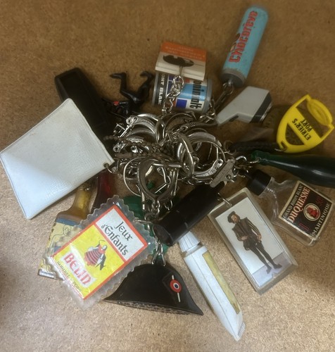 Lot porte clef ancien - porte,