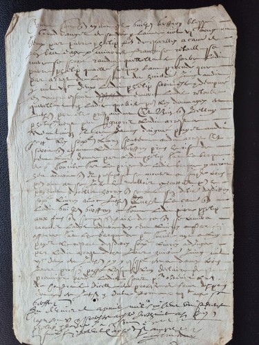 Manuscrit xviie parlement - manuscrit,