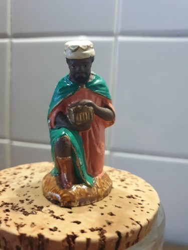 Ancien santon creche - creche, noel
