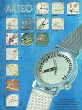 Advertising 0825 1996 Akteo Watch Waterproof 30m