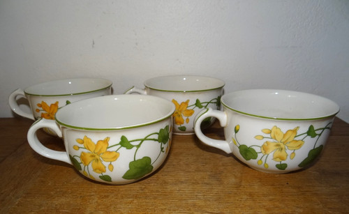 Tasses dejeuner chocolat - tasses,