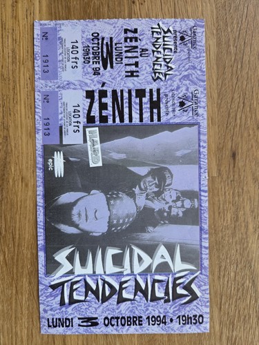Suicidal tendencies billet - suicidal,