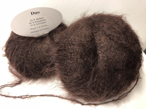 Lot pelotes laine mohair - 10,