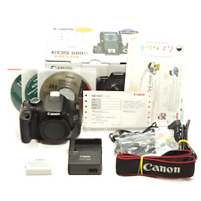 [Excellent!!] CANON  EOS 600D 18.0 MP DSLR camera Body set_Full box package