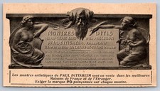 1910 Paul Ditisheim Watches Art Watchmaking Lime from Switzerland Advertising Ad