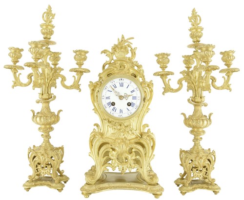 Garniture bronze empire cartel - bronze,