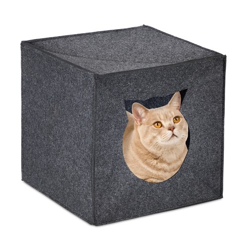 Niche chat maison feutre - niche,