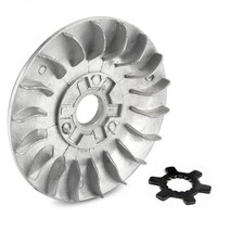 FLASQUE / JOUE FIXE VARIATEUR ALU ADAPT. SCOOTER GY6 50CC 2TPS / CPI ARAGON